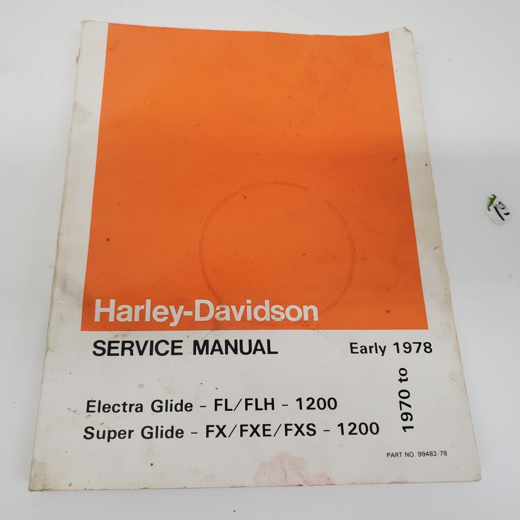Picture of: Buy the Vintage Harley Davidson Service Manual Early  Electra