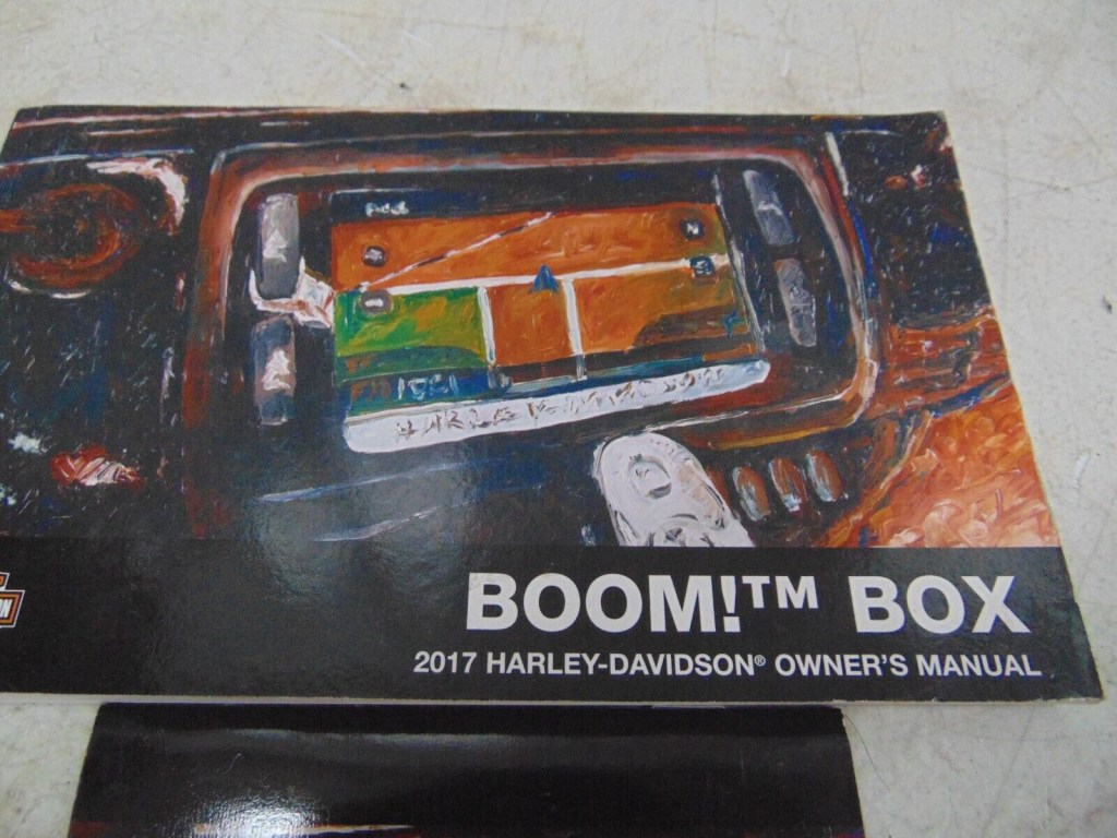 Picture of: Harley Davidson  Boom Box Owner’s Manual P/N –