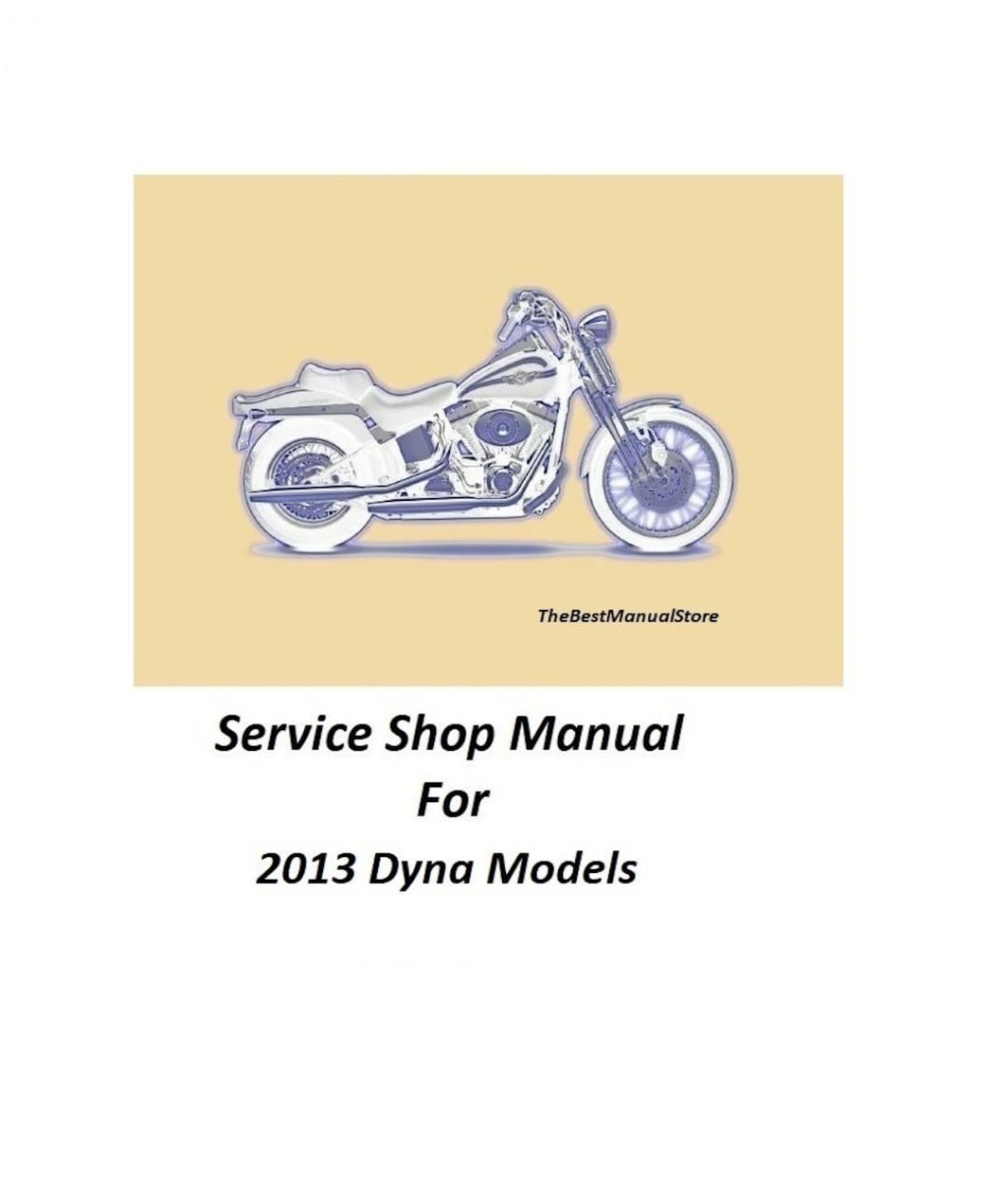 Picture of: Harley Davidson Dyna Models Service Manual & Electrical – Etsy  Österreich