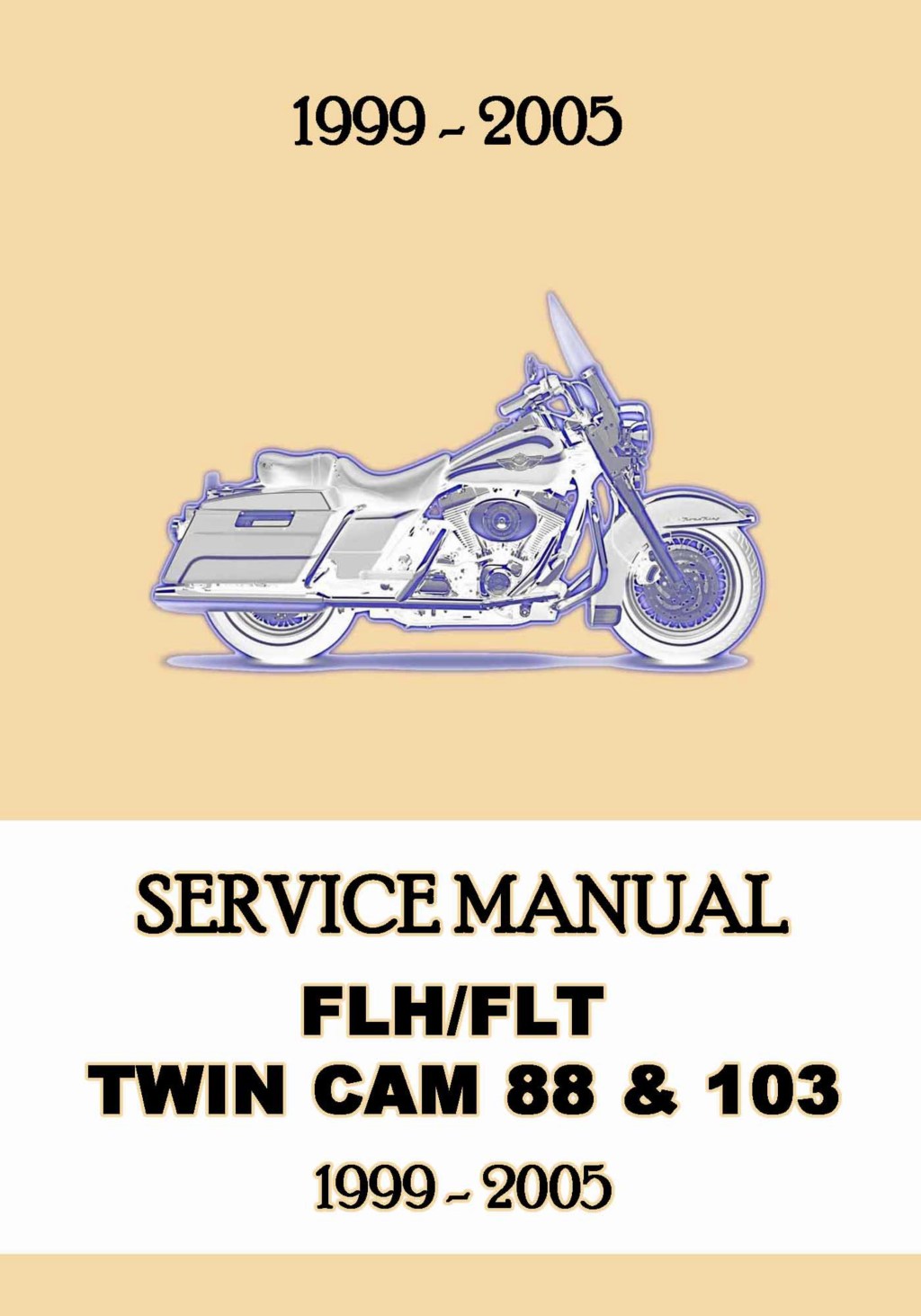Picture of: Harley Davidson FLHR Road King Factory Service & Work Shop Manual