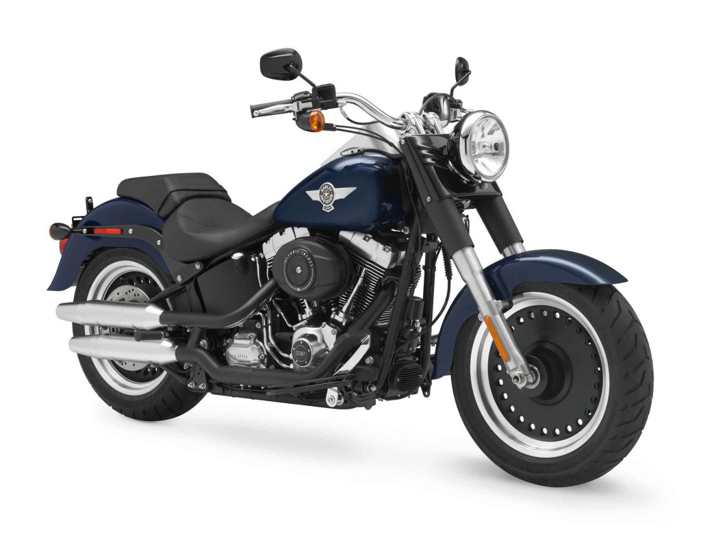 Picture of: Harley-Davidson FLSTFB Softail Fat Boy Lo Review