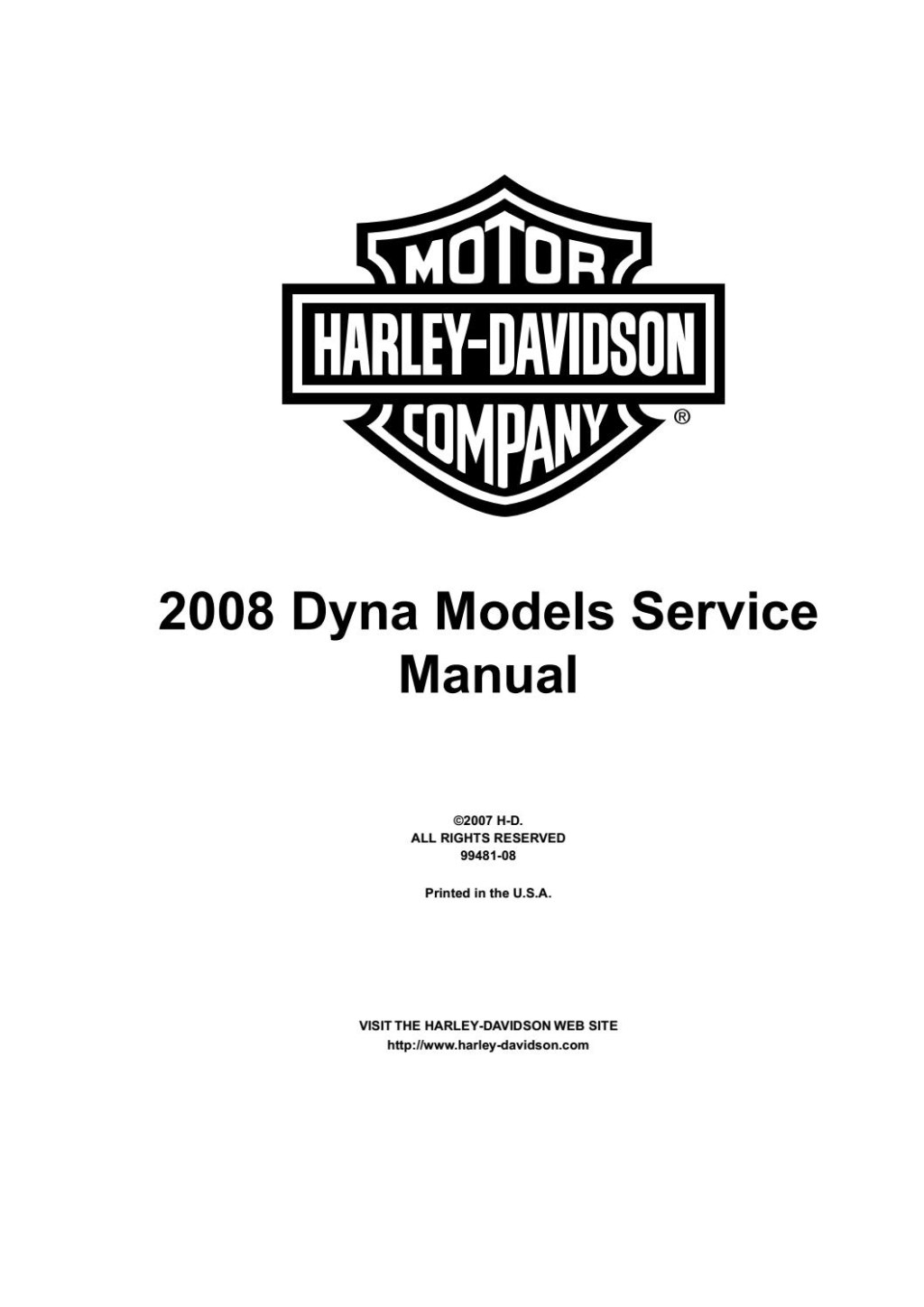 Picture of: Harley-Davidson FXD Dyna Super Glide Service Repair Manual by