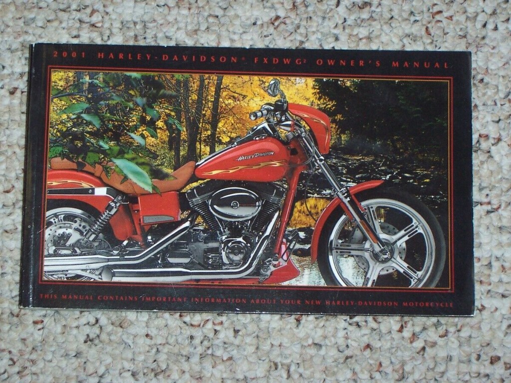 Picture of: Harley Davidson FXDWG Dyna Wide Glide Switchblade Motorcycle Owner  Manual  eBay