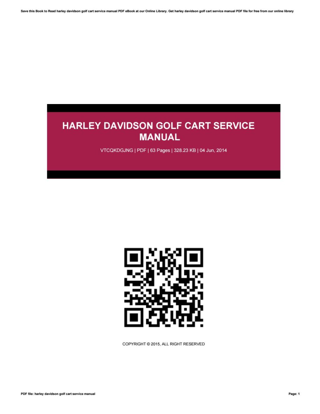 Picture of: Harley davidson golf cart service manual by Ruby Moore – Issuu