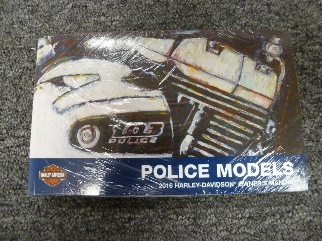 Picture of: Harley Davidson Police Electra Glide Road King Owner Manual User Guide  NEW