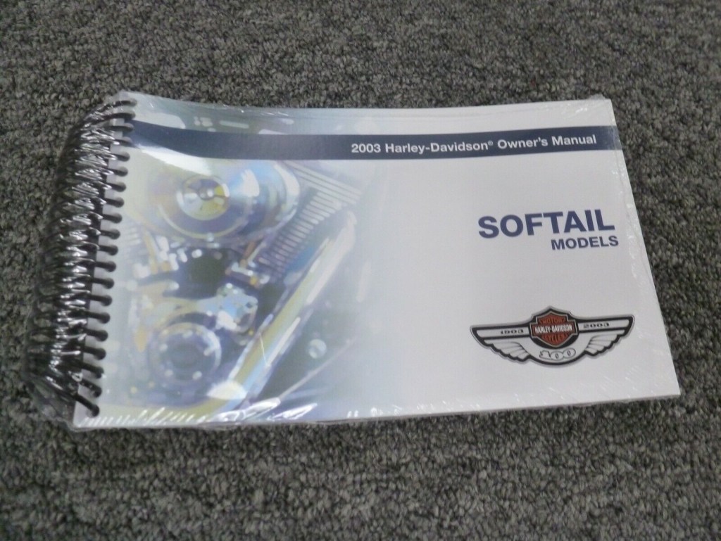 Picture of: Harley Davidson Softail Deuce Fat Boy Motorcycle Owner Operator Manual  NEW