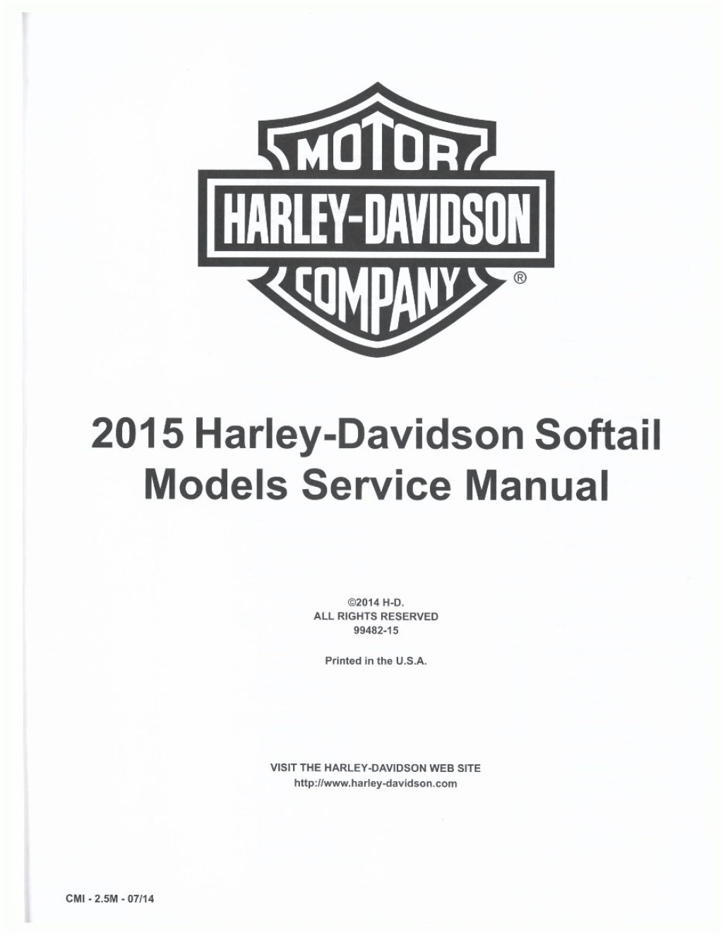 Picture of: HARLEY-DAVIDSON Softail FXSB BREAKOUT Service Manual