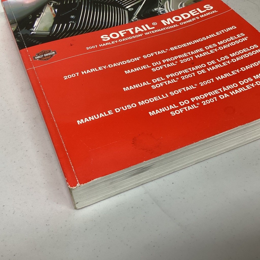 Picture of: Harley Davidson Softail Models International Owners Manual