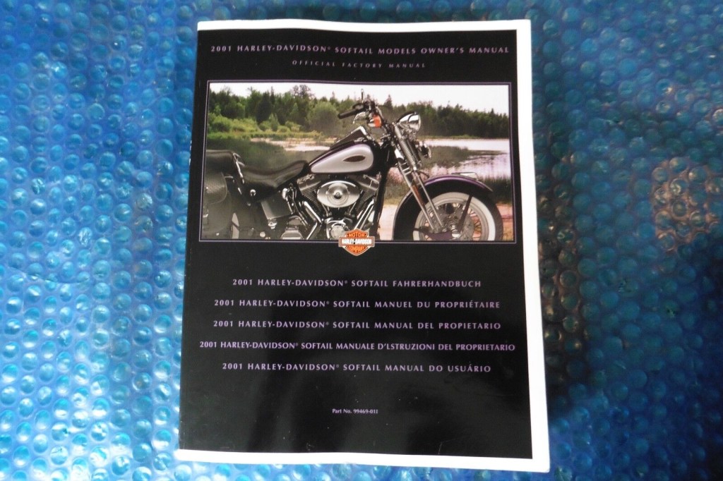 Picture of: HARLEY DAVIDSON SOFTAIL MODELS INTERNATIONAL OWNERS MANUAL