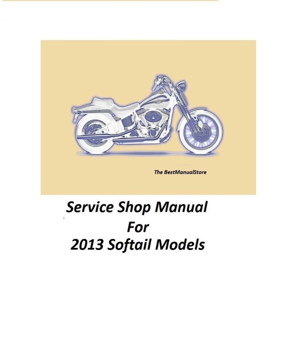 Picture of: Harley Davidson Softail Models Service Manual & – Etsy