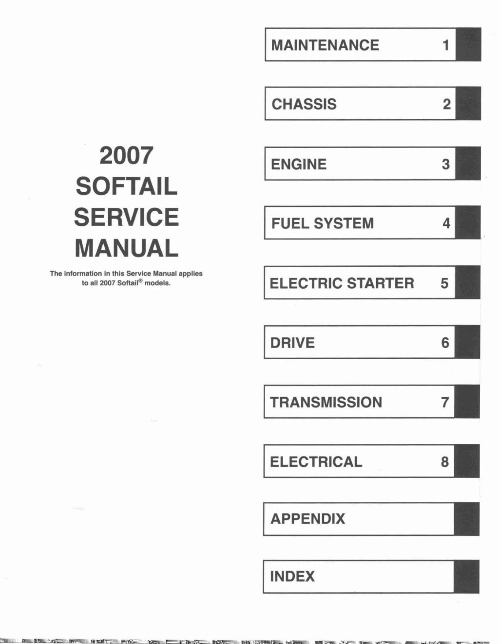 Picture of: Harley Davidson Softail Service Repair Manual by  – Issuu
