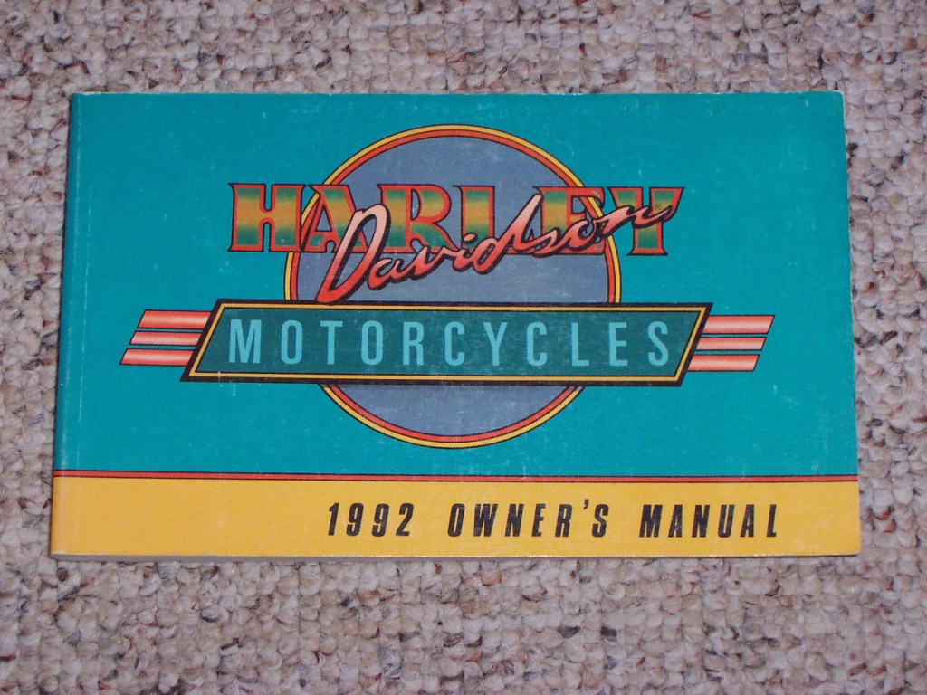 Picture of: Harley Davidson Sportster XLH Motorcycle Owner Manual