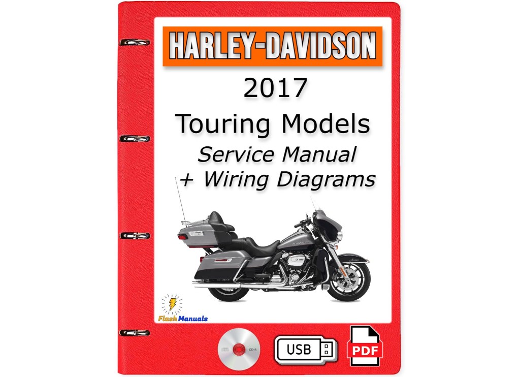 Picture of: Harley Davidson Touring Models Service Repair Manual + Wiring Diagrams  – PDF on USB or CD