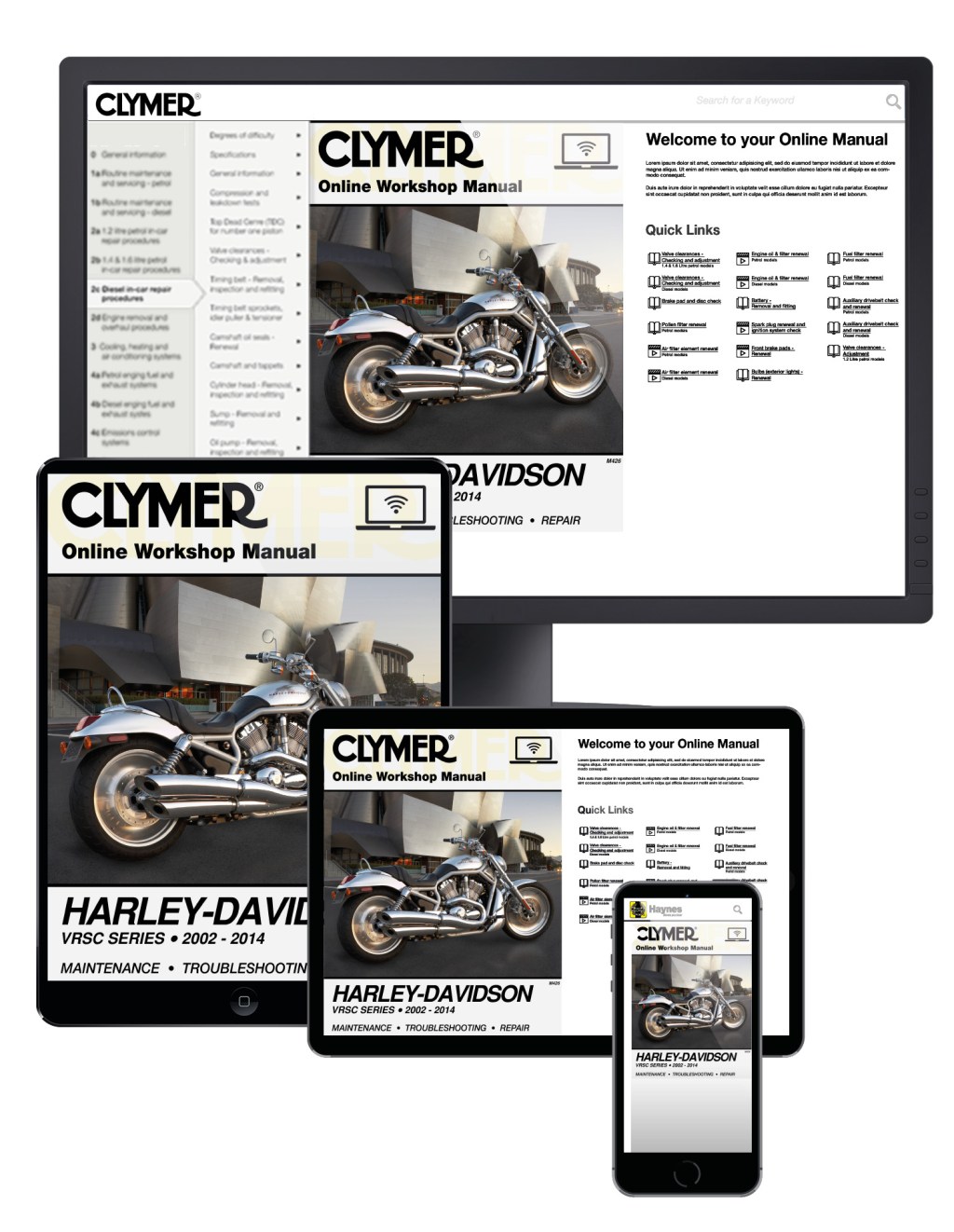 Picture of: Harley-Davidson VRSC Series (-) Service Repair Manual Online Manual