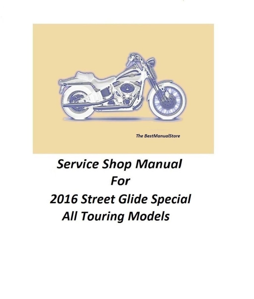 Picture of: Service Manual For  Harley Davidson Street Glide Special – Etsy